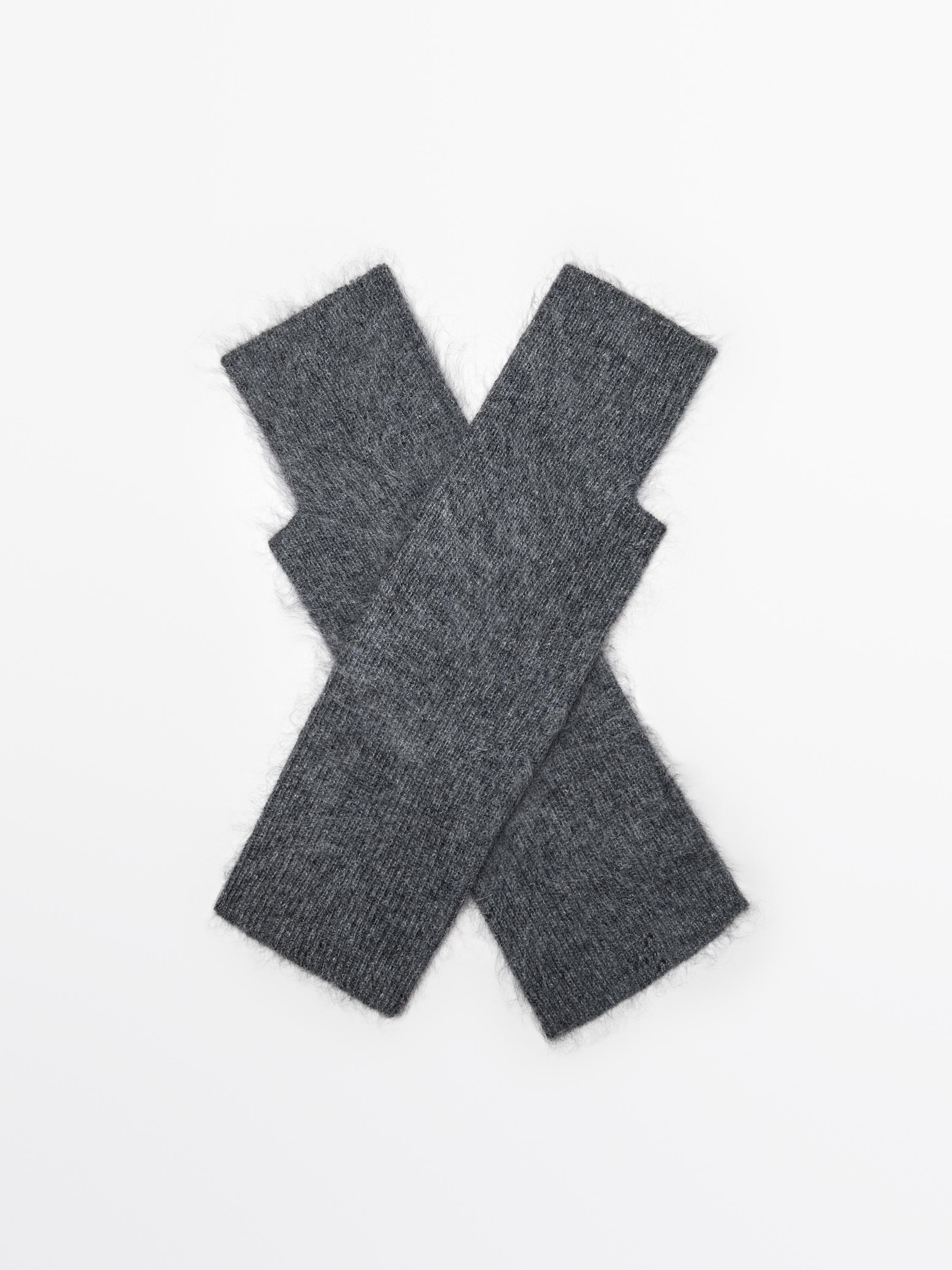 Mitaines longues en maille 100 % cachemire